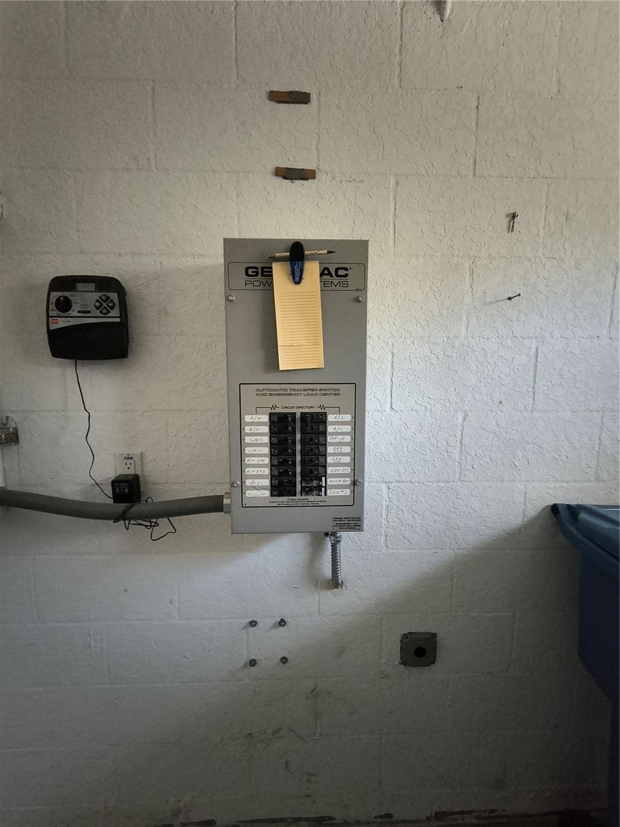 Generac electrical panel