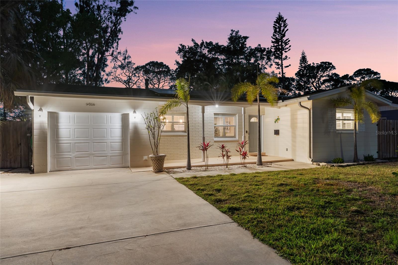 Evening Front Elevation