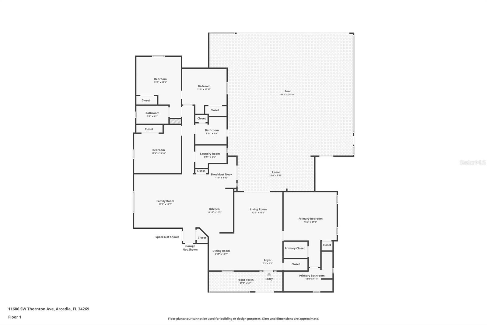 11686 SW THORNTON AVE, ARCADIA, FL, 34269