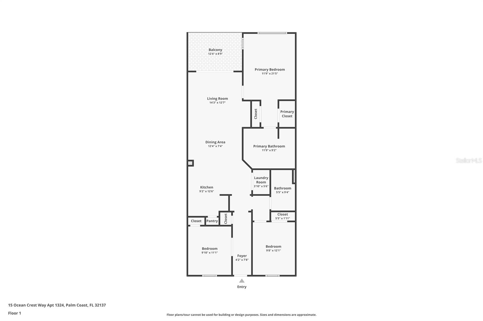 15 OCEAN CREST WAY #1324, PALM COAST, FL, 32137