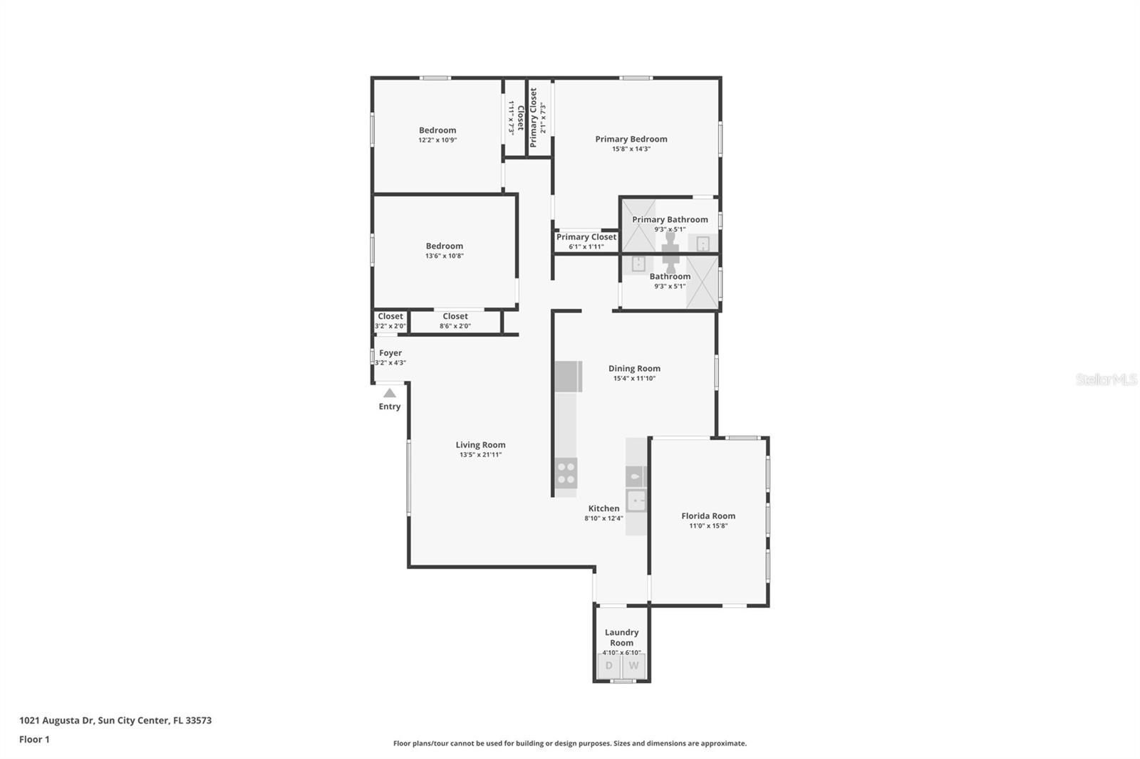 1021 AUGUSTA DR, SUN CITY CENTER, FL, 33573