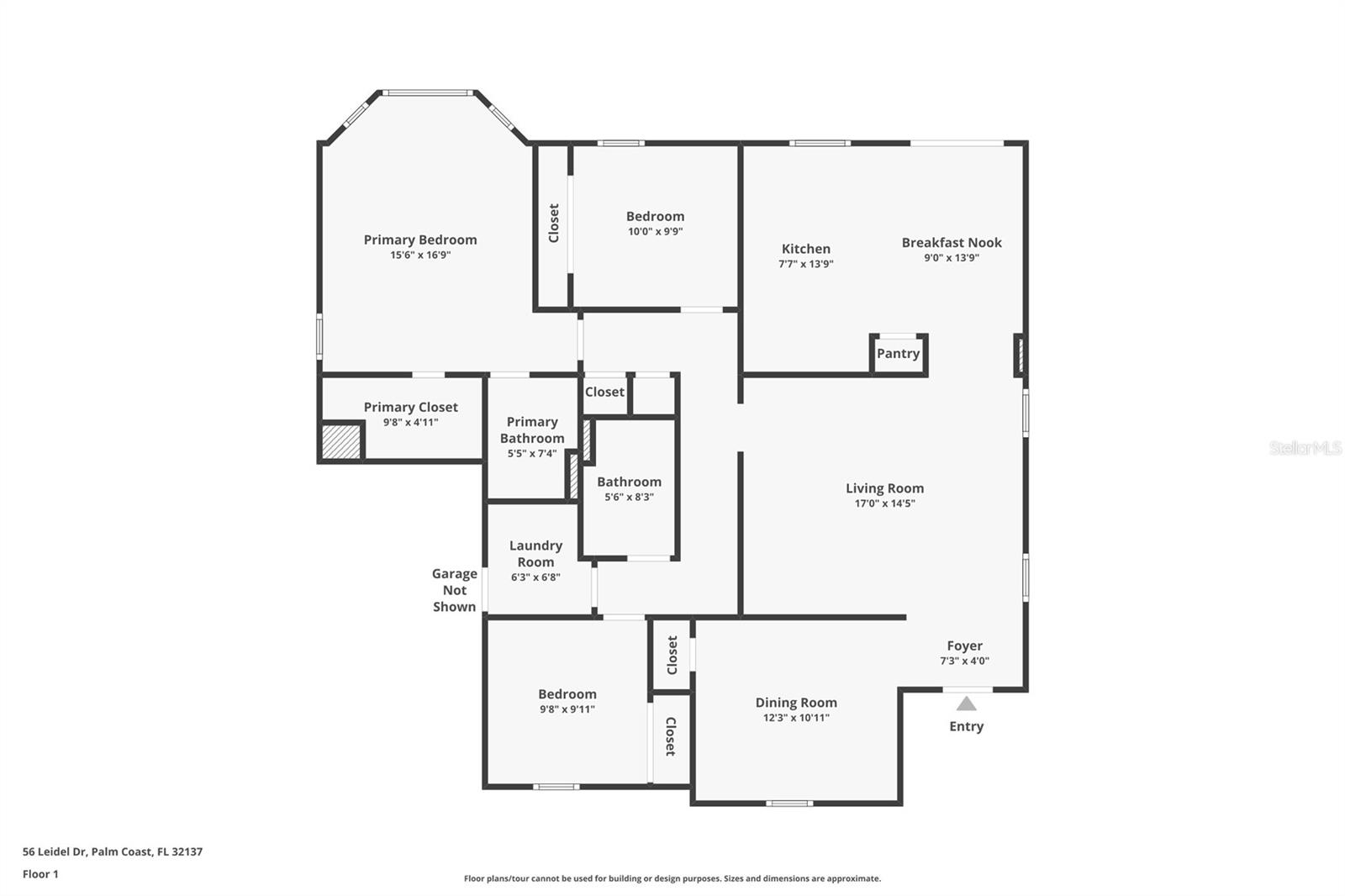 56 LEIDEL DR, PALM COAST, FL, 32137