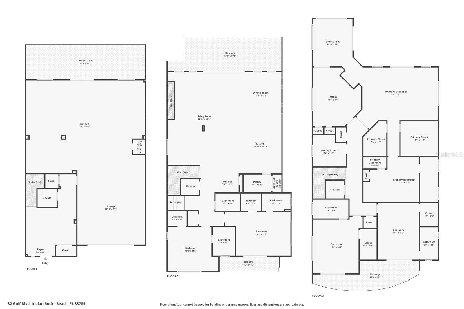 32 GULF BLVD, INDIAN ROCKS BEACH, FL, 33785