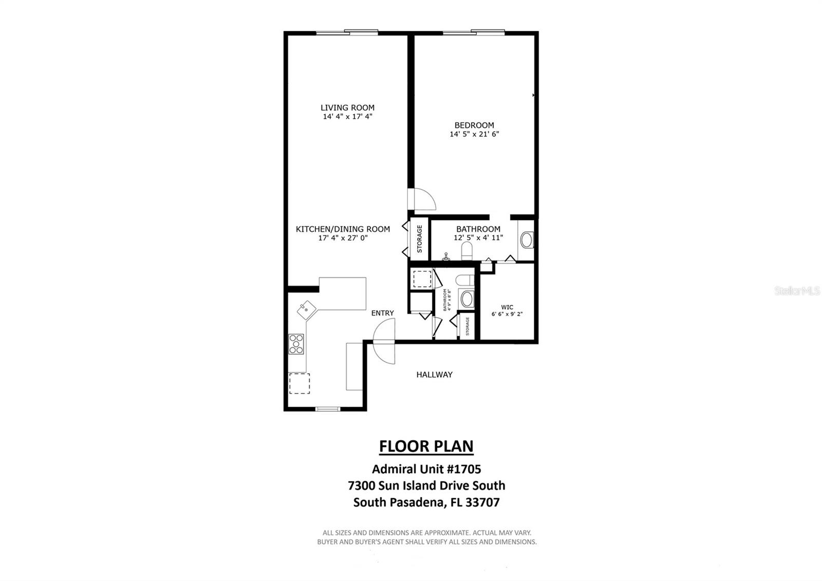 7300 SUN ISLAND DR S #1705, SOUTH PASADENA, FL, 33707