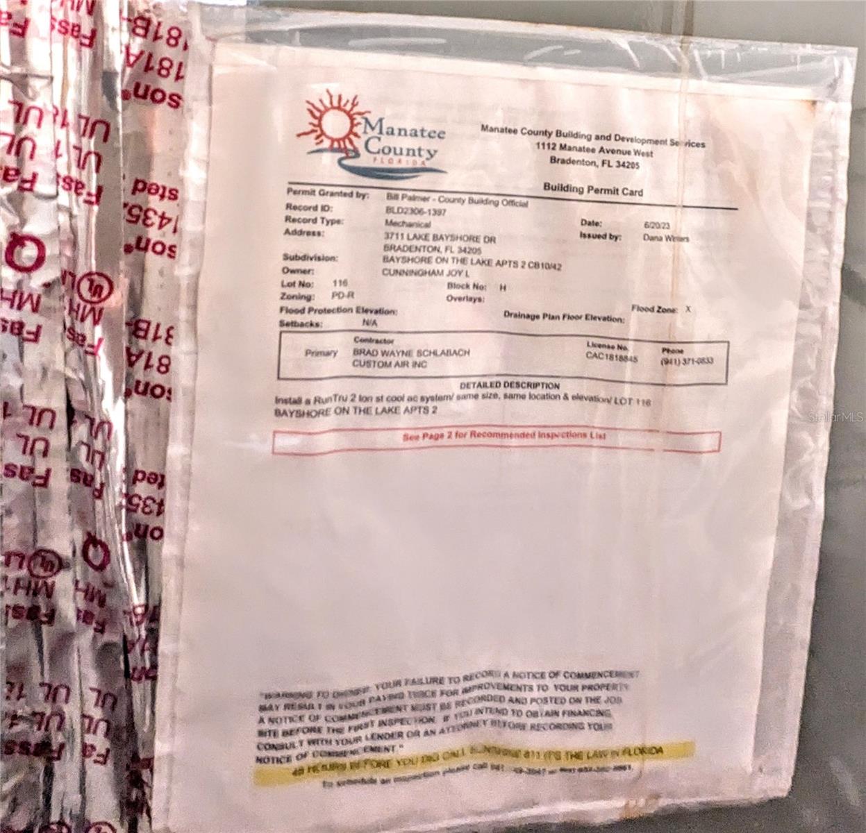 3711 LAKE BAYSHORE DR #H-116, BRADENTON, FL, 34205