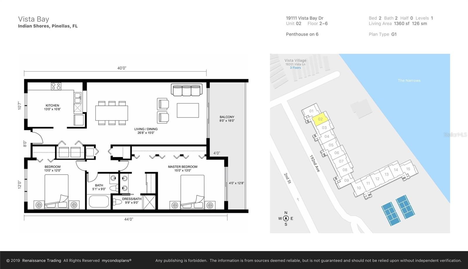 19111 VISTA BAY DR #402, INDIAN SHORES, FL, 33785