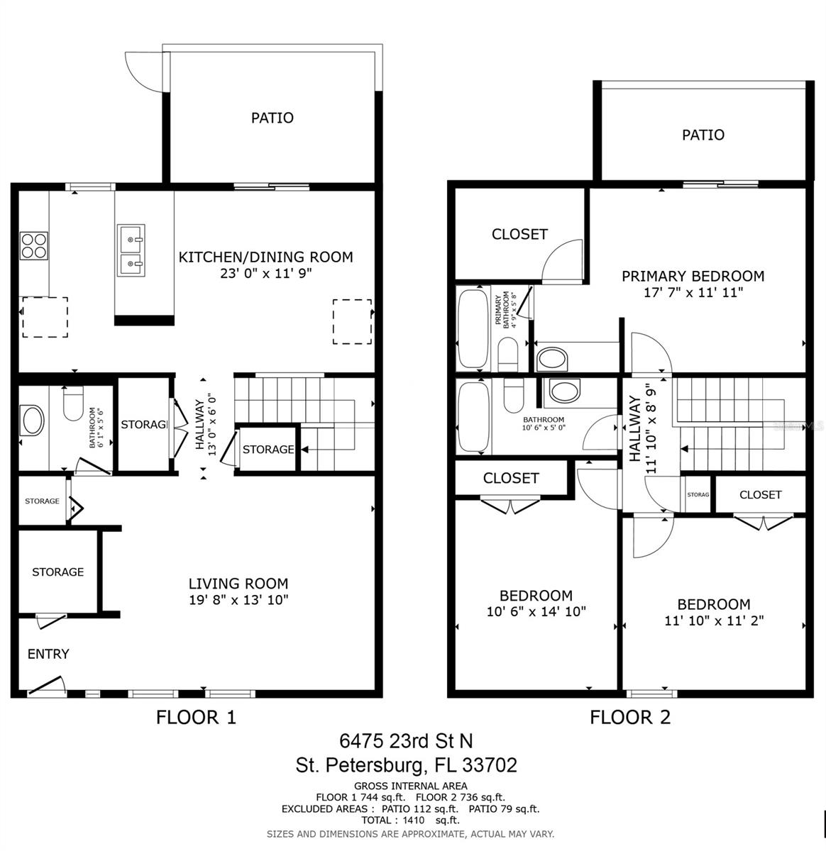 6475 23RD ST N, ST PETERSBURG, FL, 33702