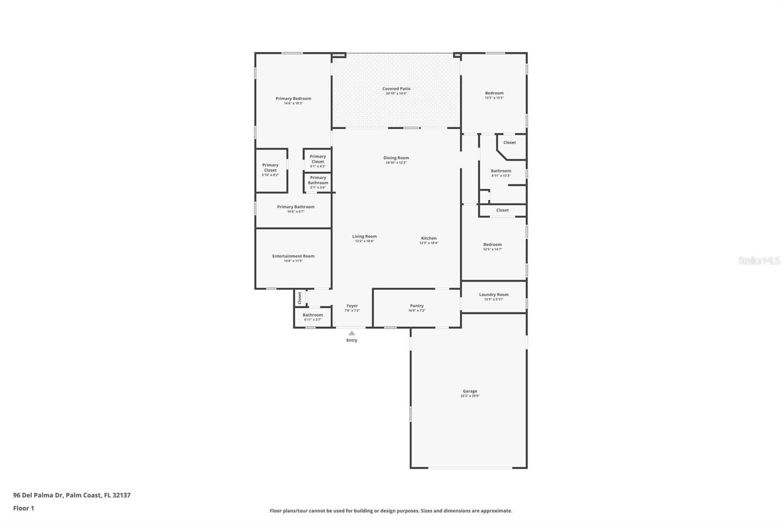 96 DEL PALMA DR, PALM COAST, FL, 32137