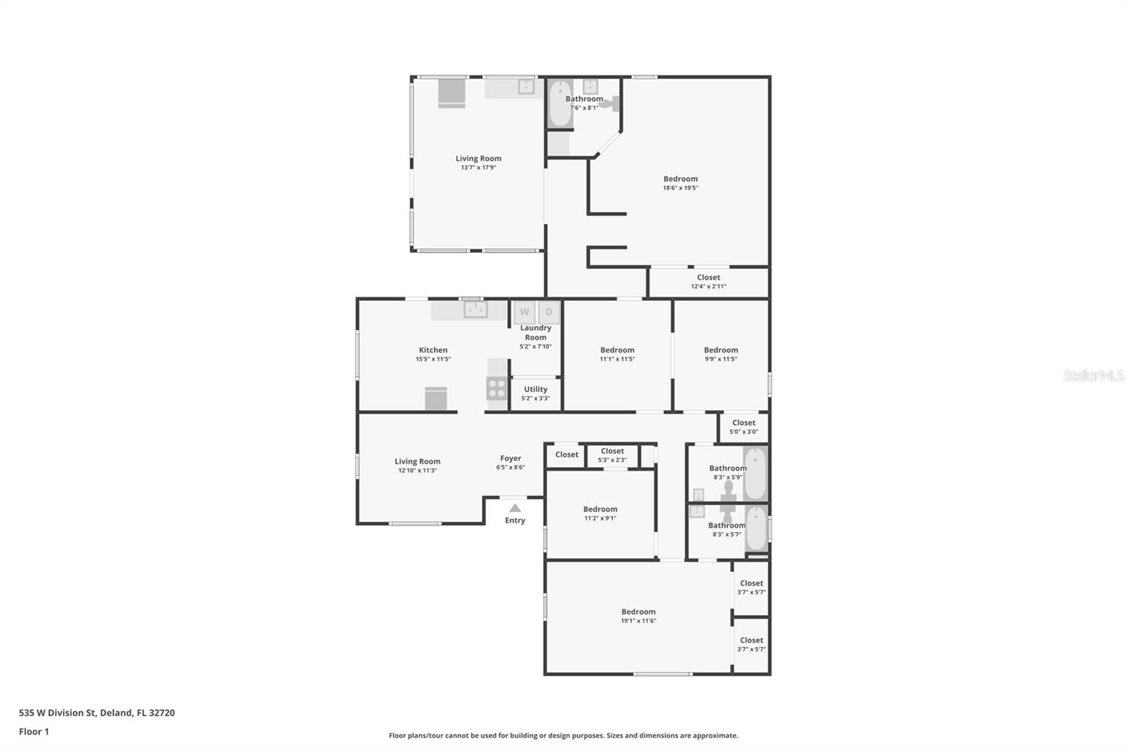 535 W DIVISION ST, DELAND, FL, 32720
