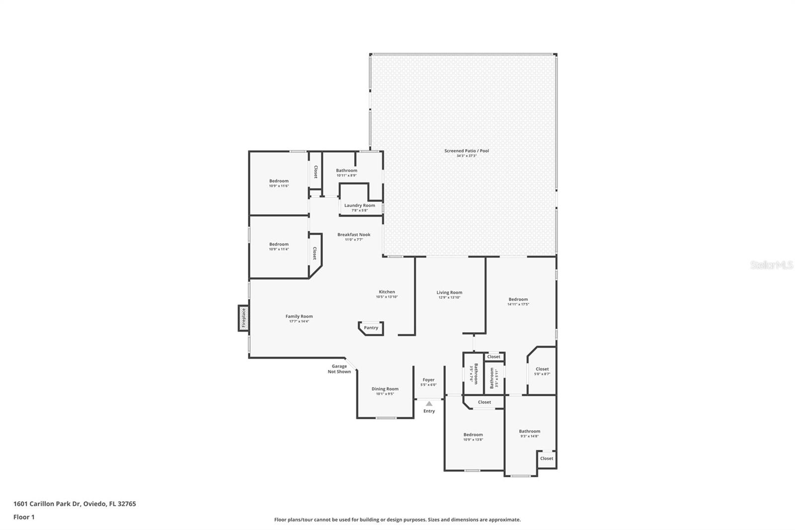 1601 CARILLON PARK DR, OVIEDO, FL, 32765