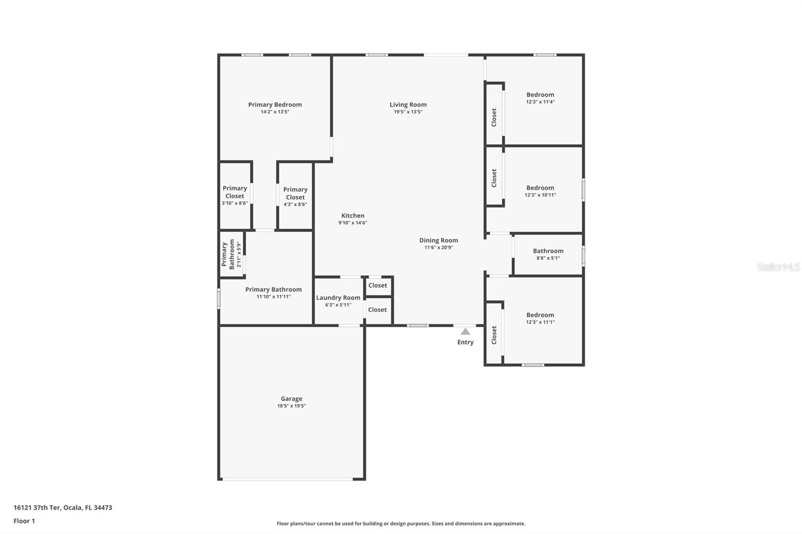 16121 SW 37TH TERRACE RD, OCALA, FL, 34473