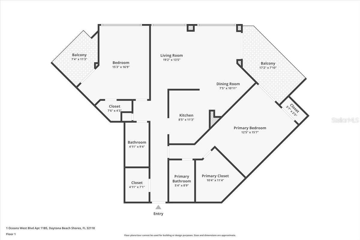 1 OCEANS WEST BLVD #11B5, DAYTONA BEACH, FL, 32118