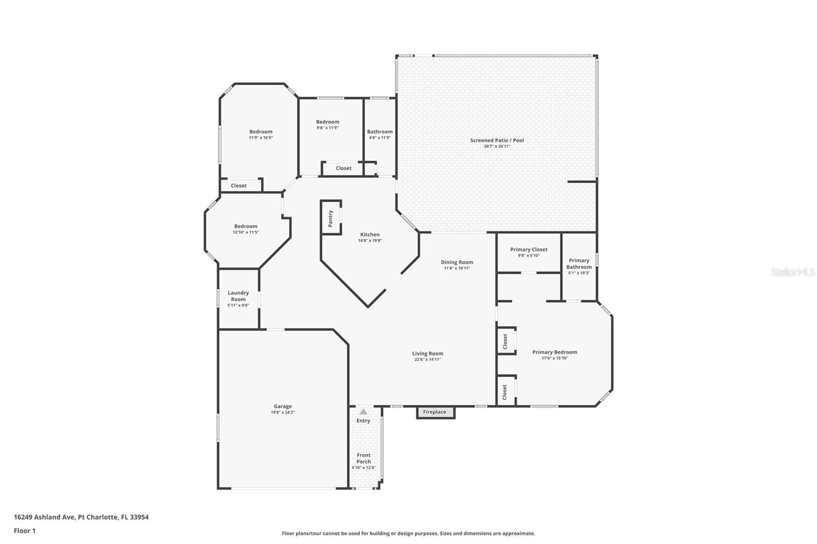 16249 ASHLAND AVE, PORT CHARLOTTE, FL, 33954