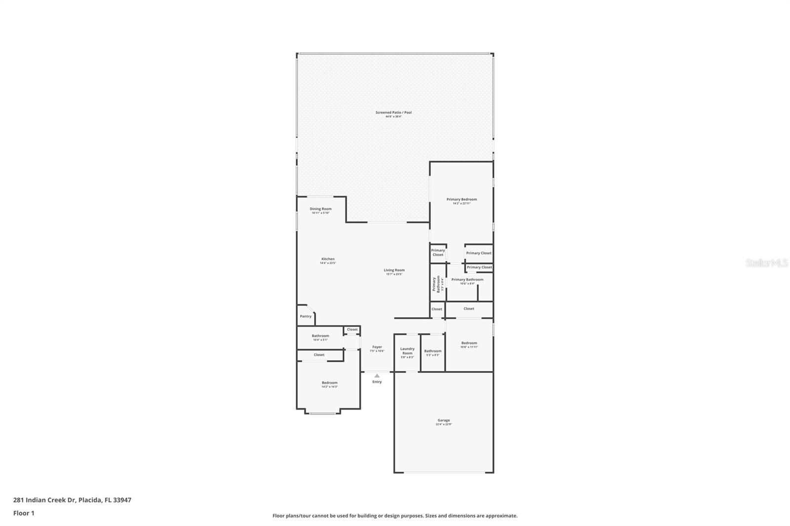 281 INDIAN CREEK DR, ROTONDA WEST, FL, 33947