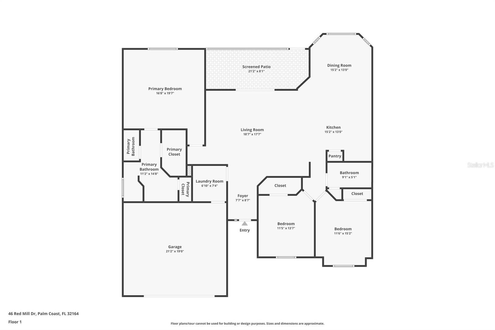 46 RED MILL DR, PALM COAST, FL, 32164