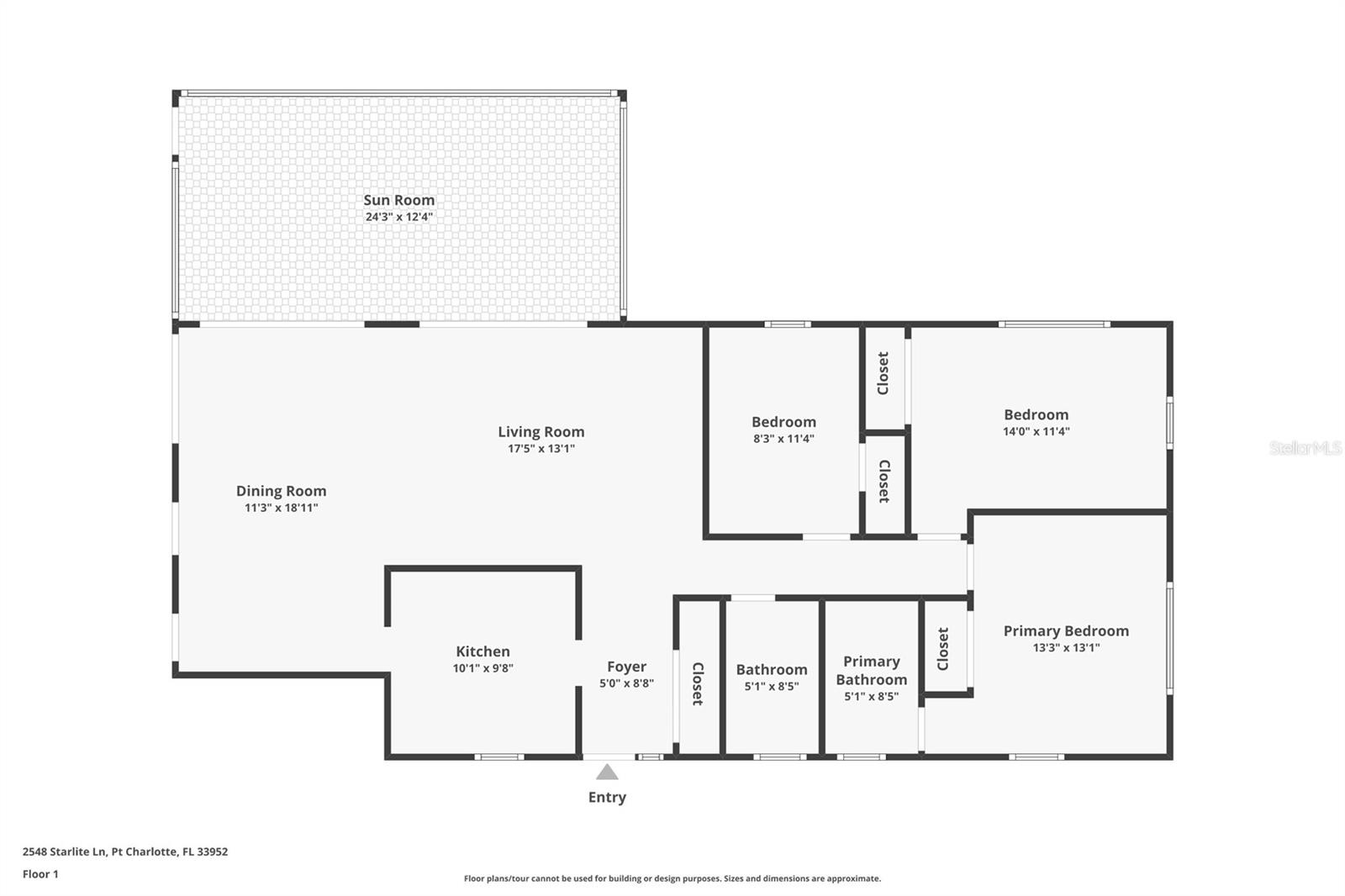 2548 STARLITE LN, PORT CHARLOTTE, FL, 33952