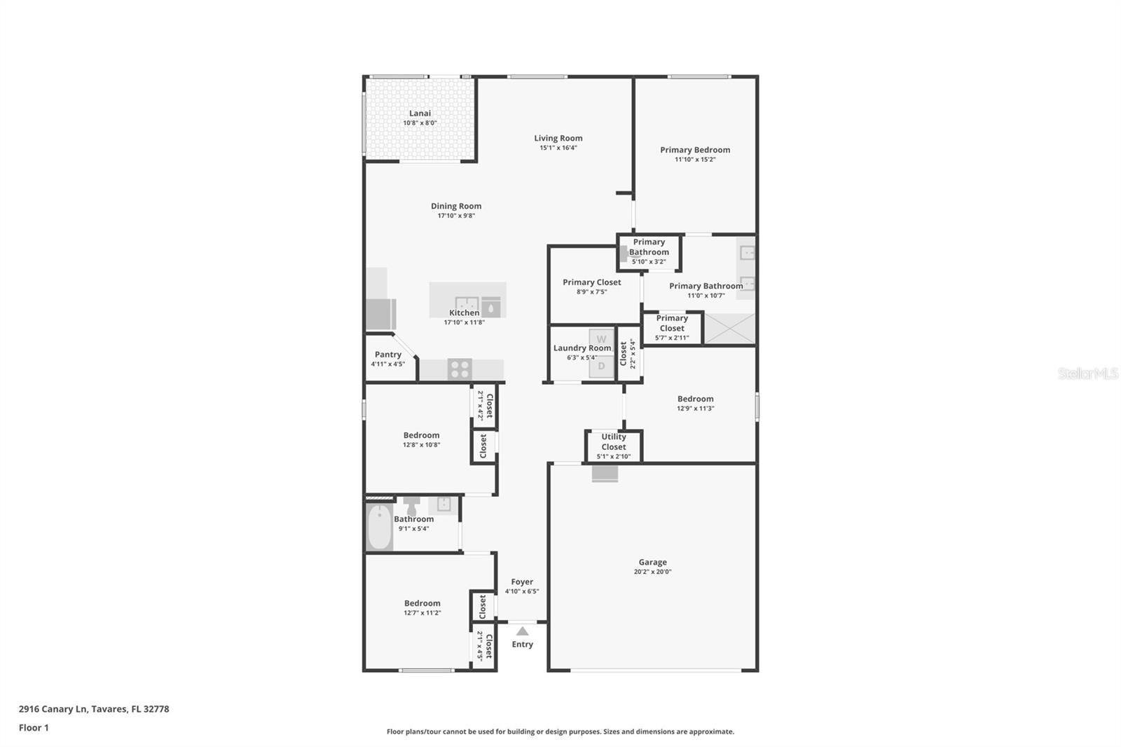 2916 CANARY LN, TAVARES, FL, 32778