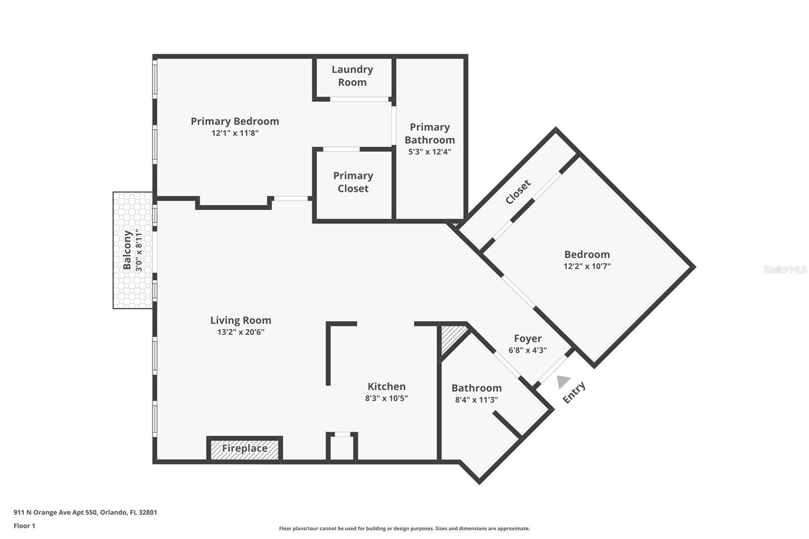 911 N ORANGE AVE #550, ORLANDO, FL, 32801
