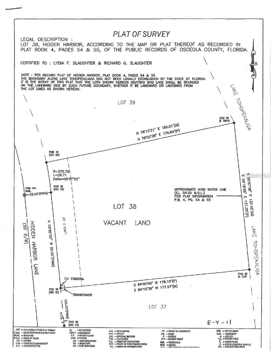 0 HIDDEN HARBOR LN, KISSIMMEE, FL, 34746