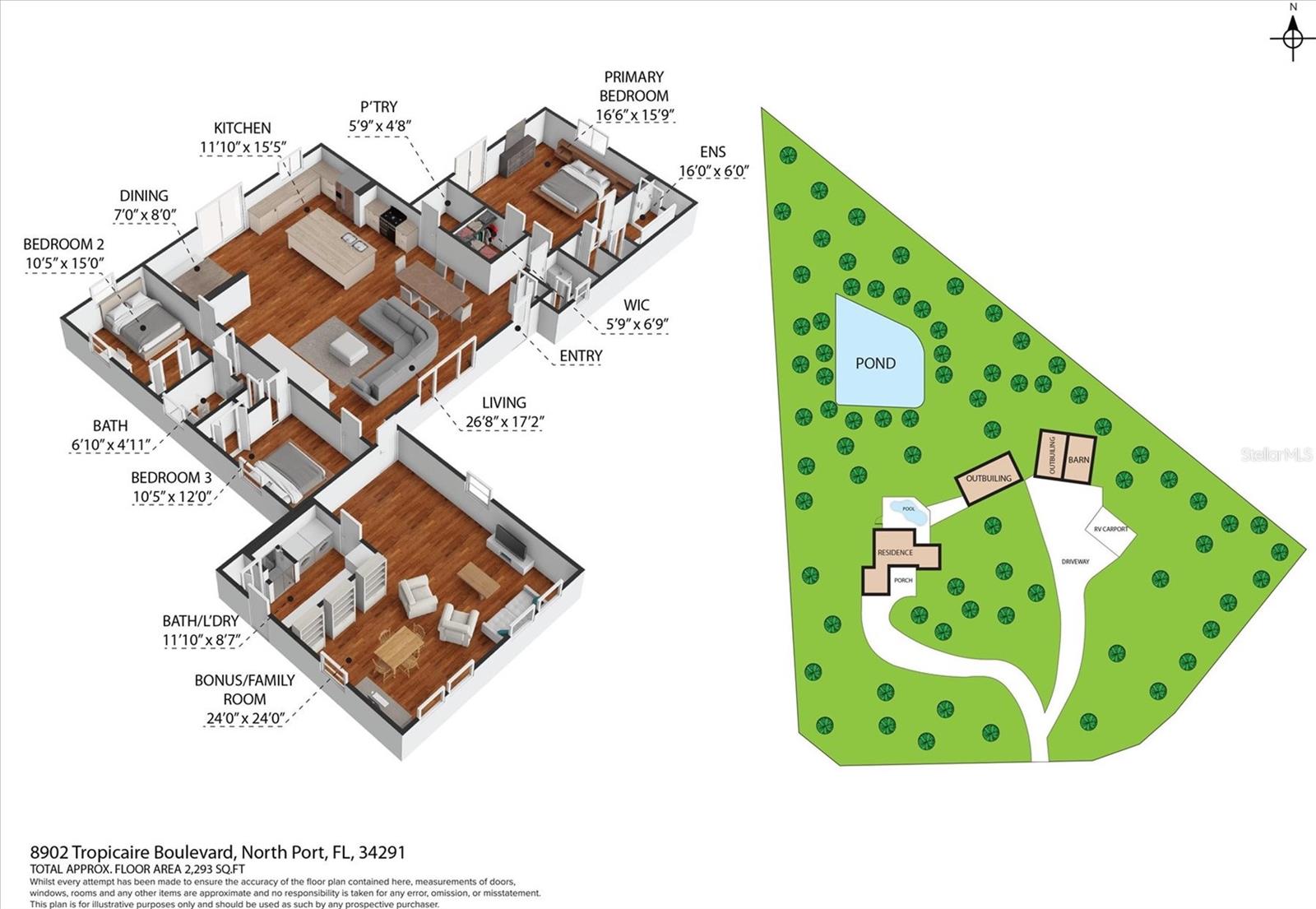 8902 TROPICAIRE BLVD, NORTH PORT, FL, 34291