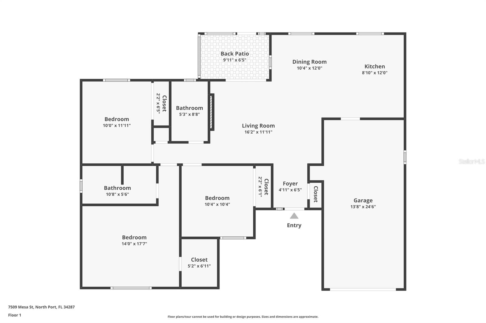 7509 MESA ST, NORTH PORT, FL, 34287