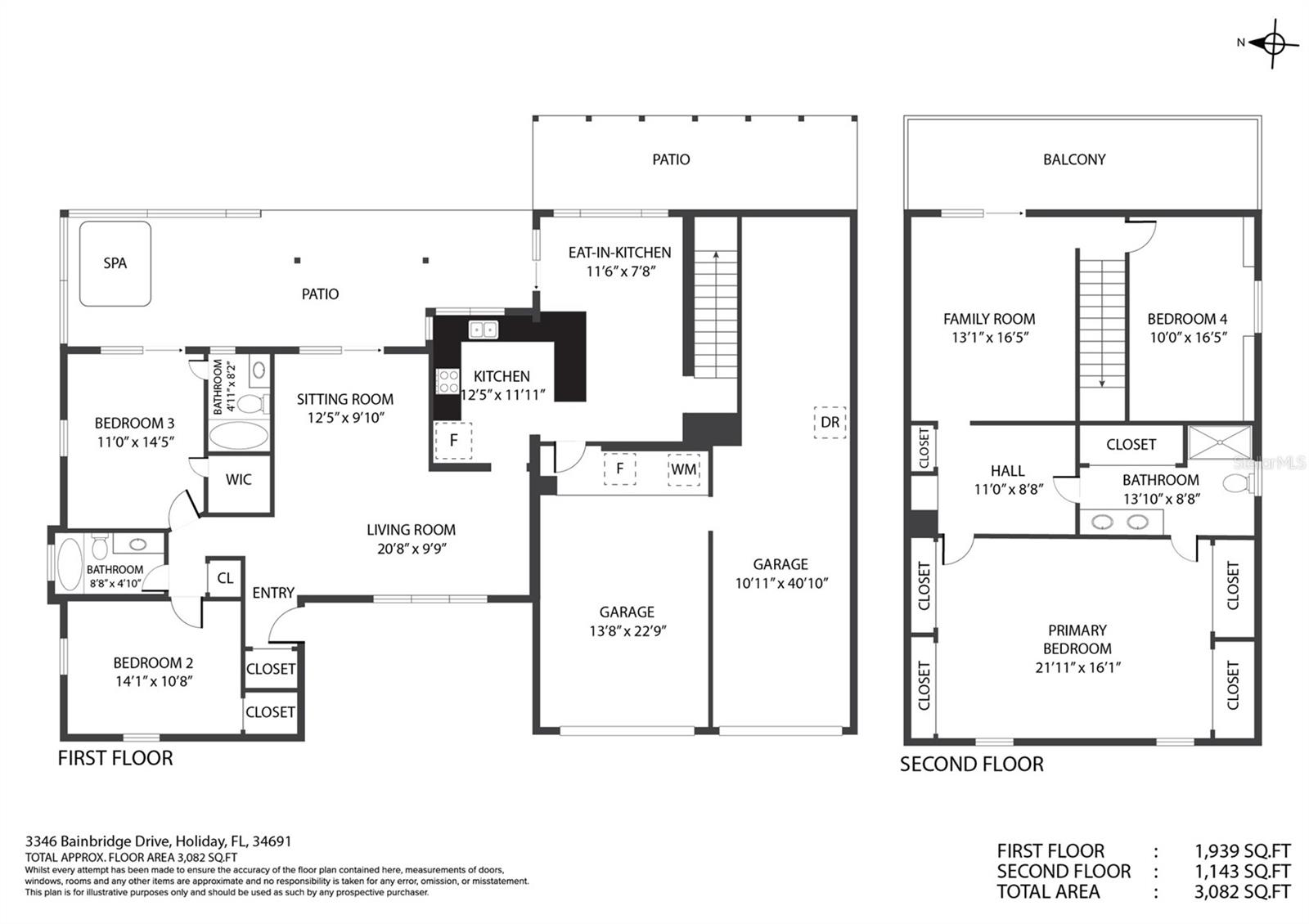 3346 BAINBRIDGE DR, HOLIDAY, FL, 34691