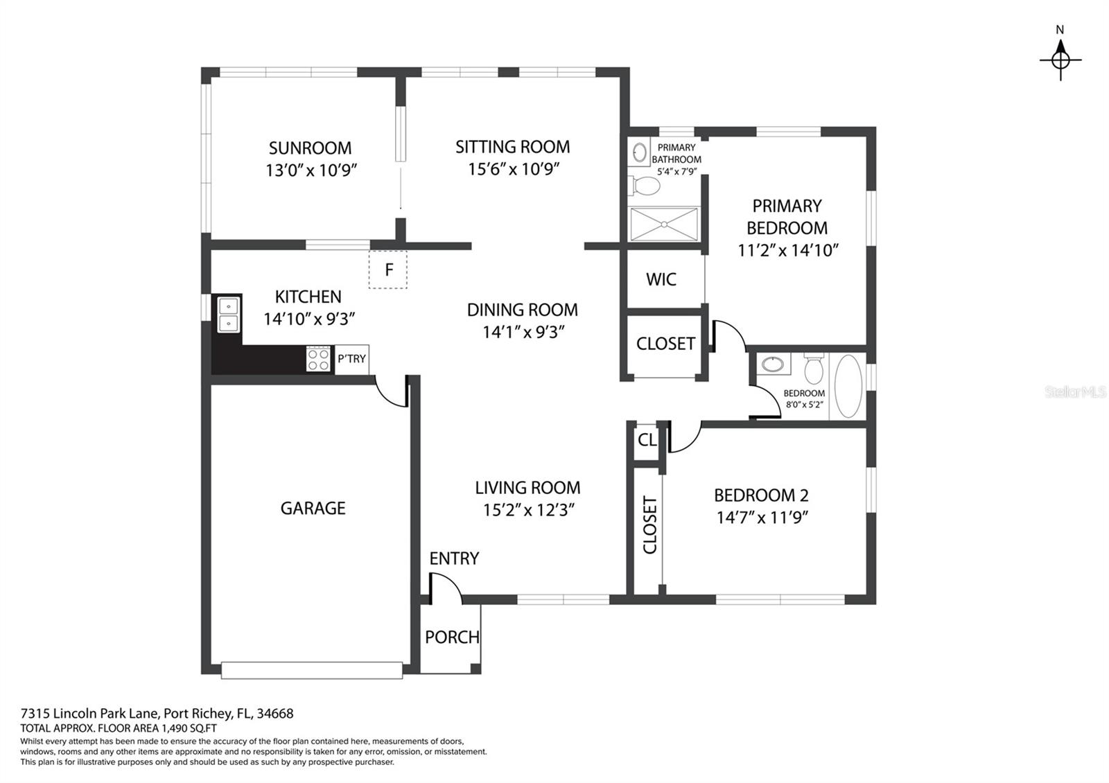7315 LINCOLN PARK LN, PORT RICHEY, FL, 34668