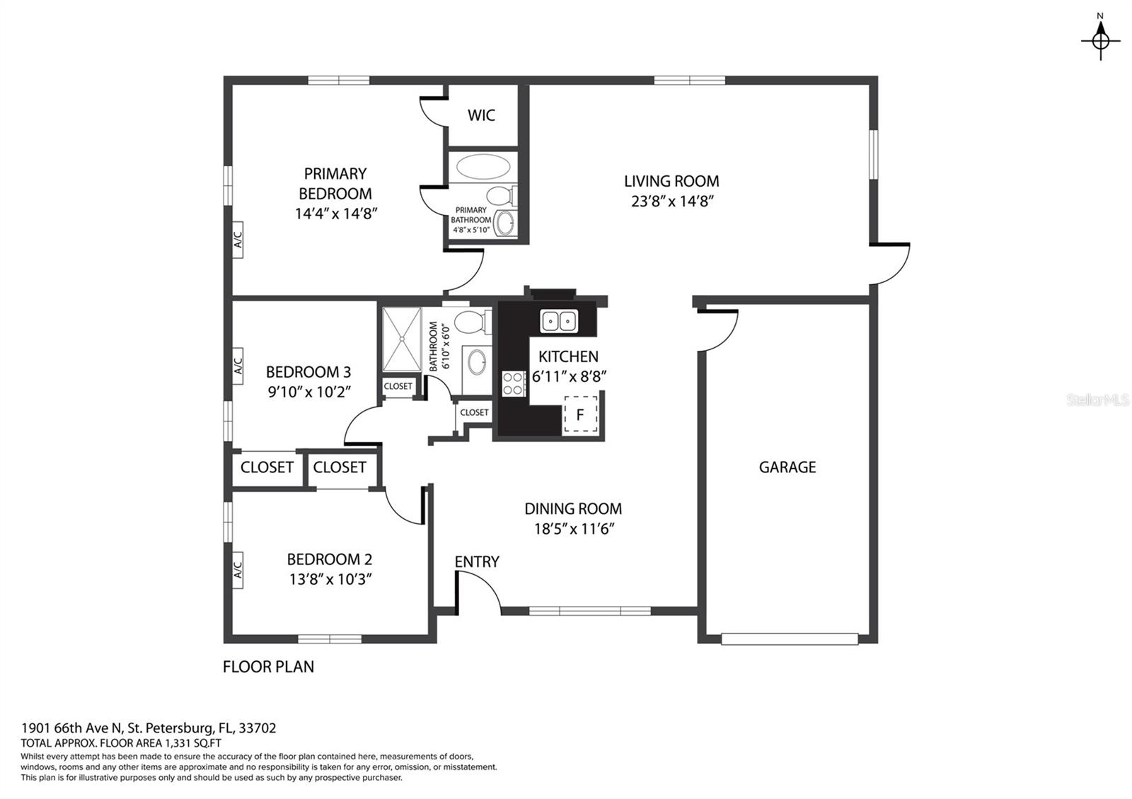 1901 66TH AVE N, ST PETERSBURG, FL, 33702