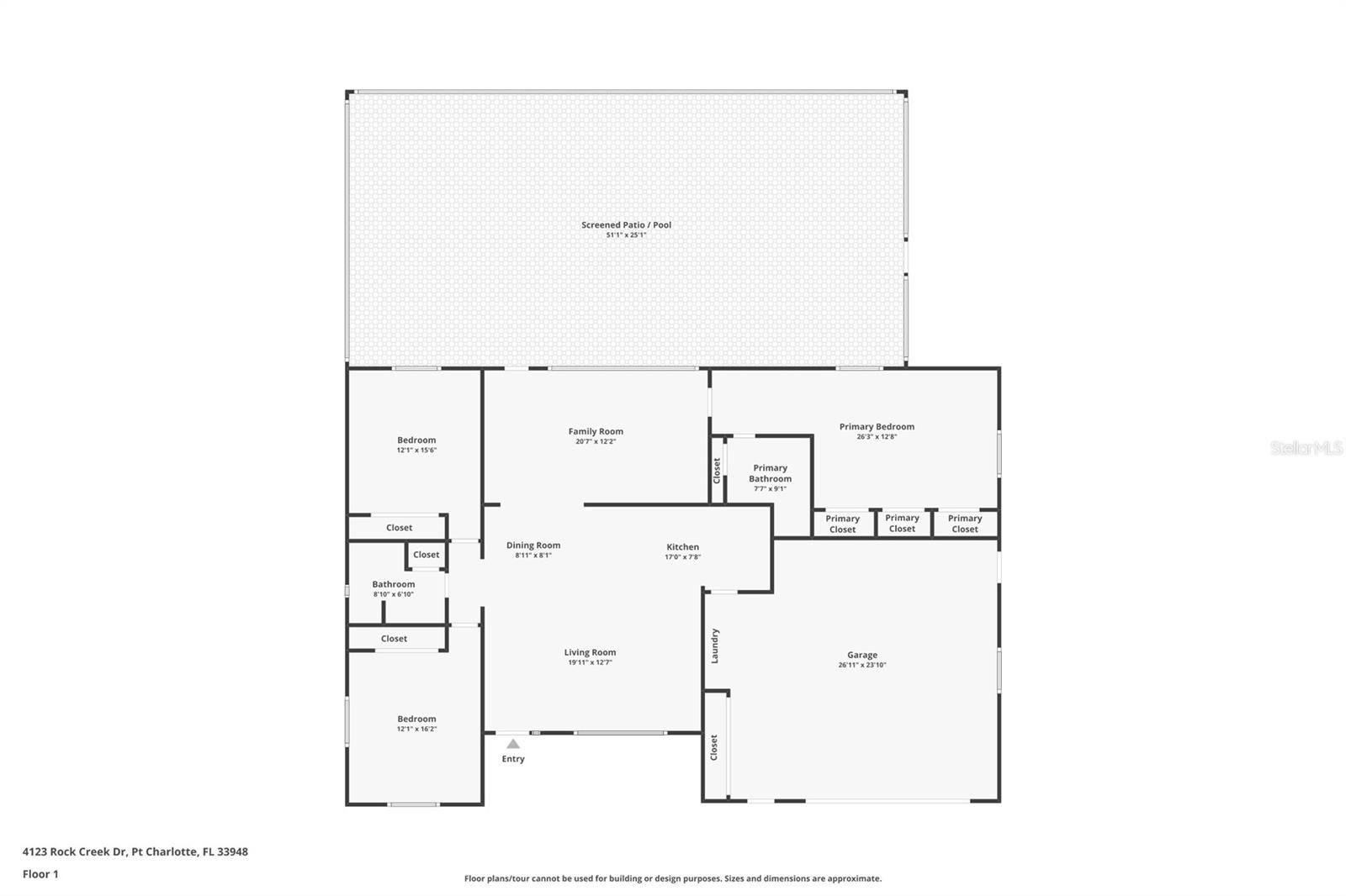 4123 ROCK CREEK DR, PORT CHARLOTTE, FL, 33948