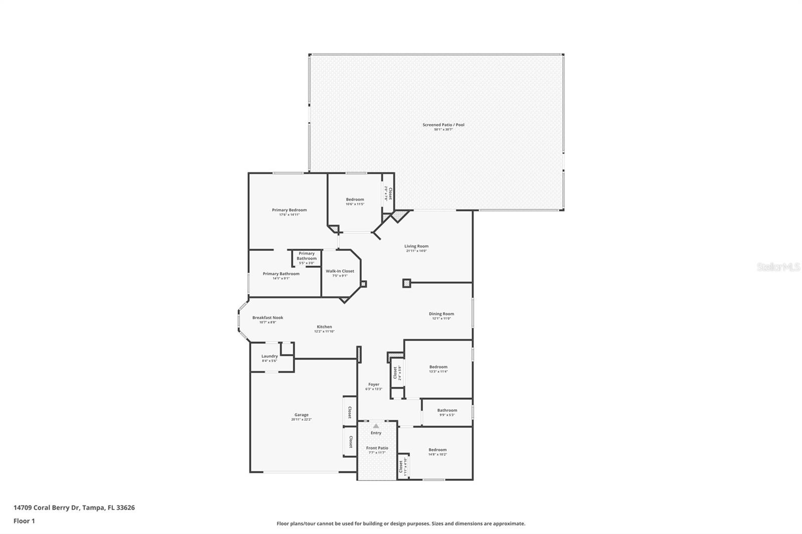 14709 CORAL BERRY DR, TAMPA, FL, 33626