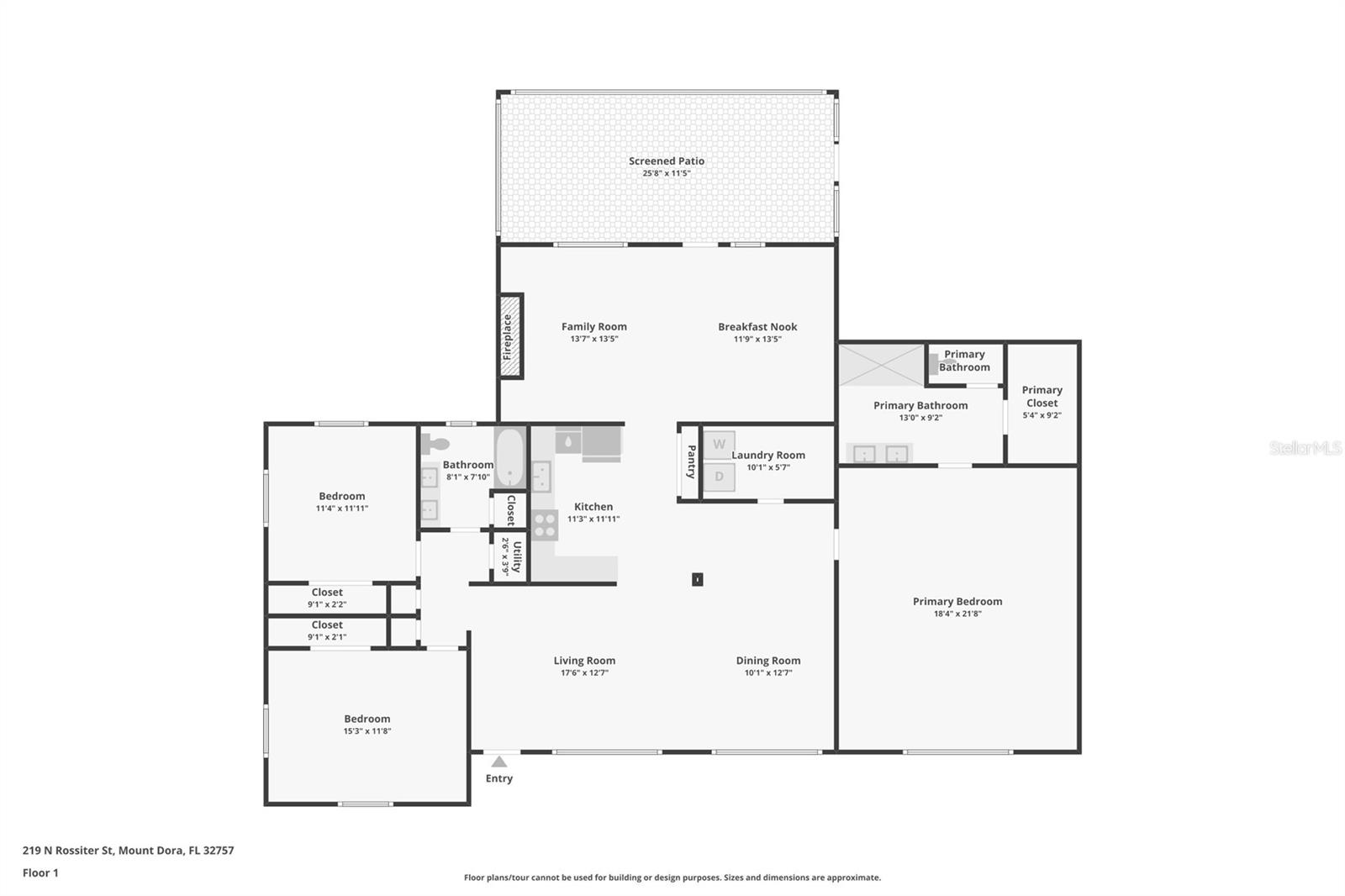 219 N ROSSITER ST, MOUNT DORA, FL, 32757