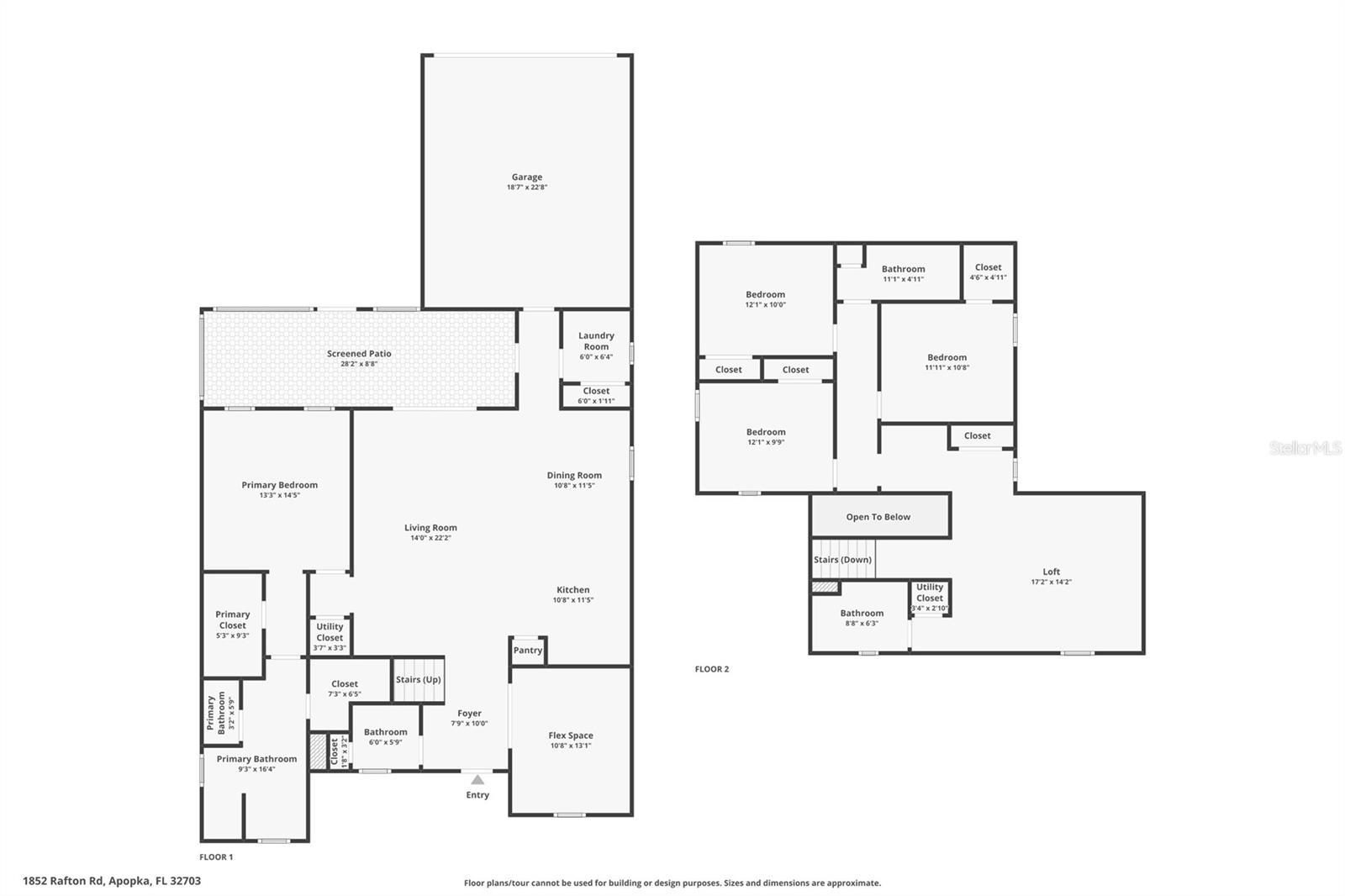 1852 RAFTON RD, APOPKA, FL, 32703