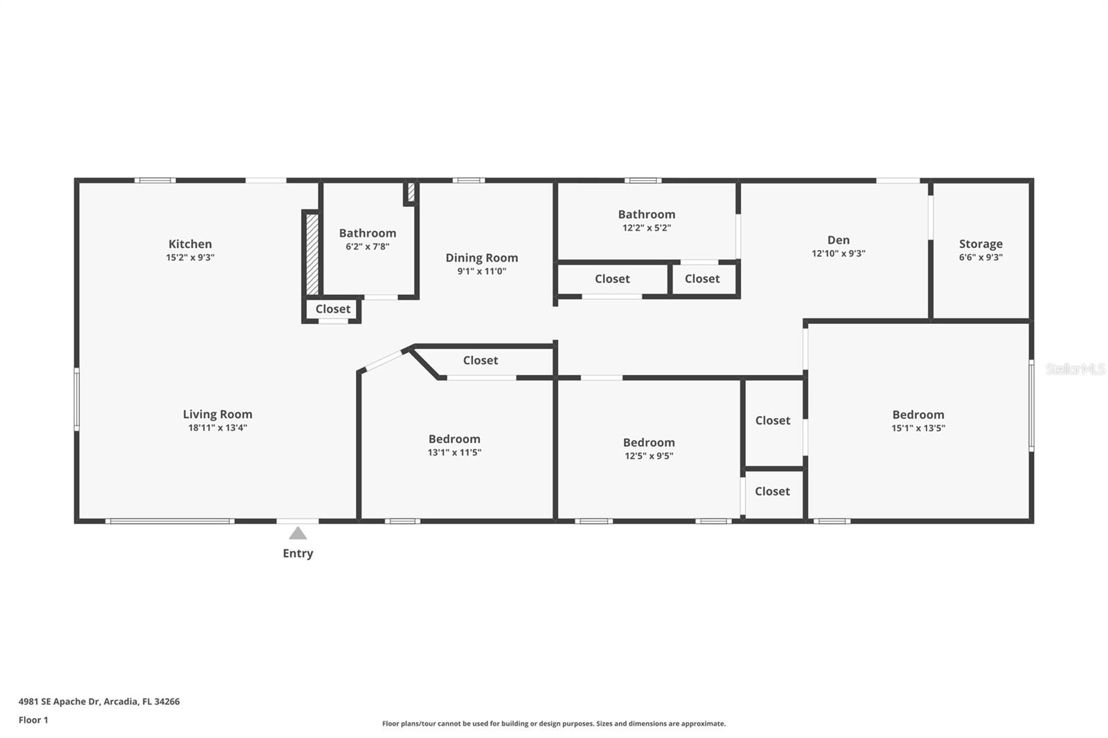 4981 SE APACHE DR, ARCADIA, FL, 34266