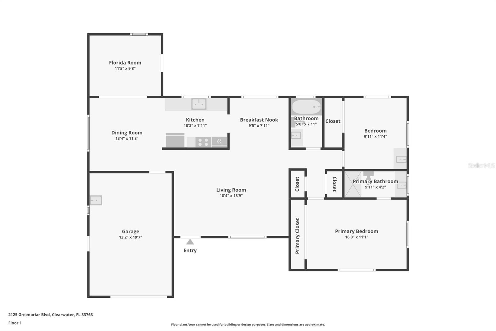2125 GREENBRIAR BLVD, CLEARWATER, FL, 33763