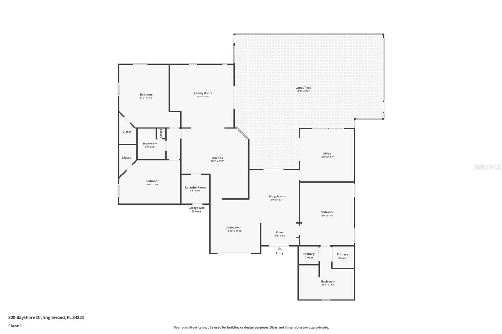 820 BAYSHORE DR, ENGLEWOOD, FL, 34223