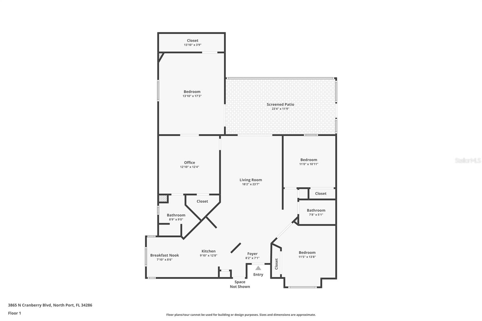 3865 N CRANBERRY BLVD, NORTH PORT, FL, 34286