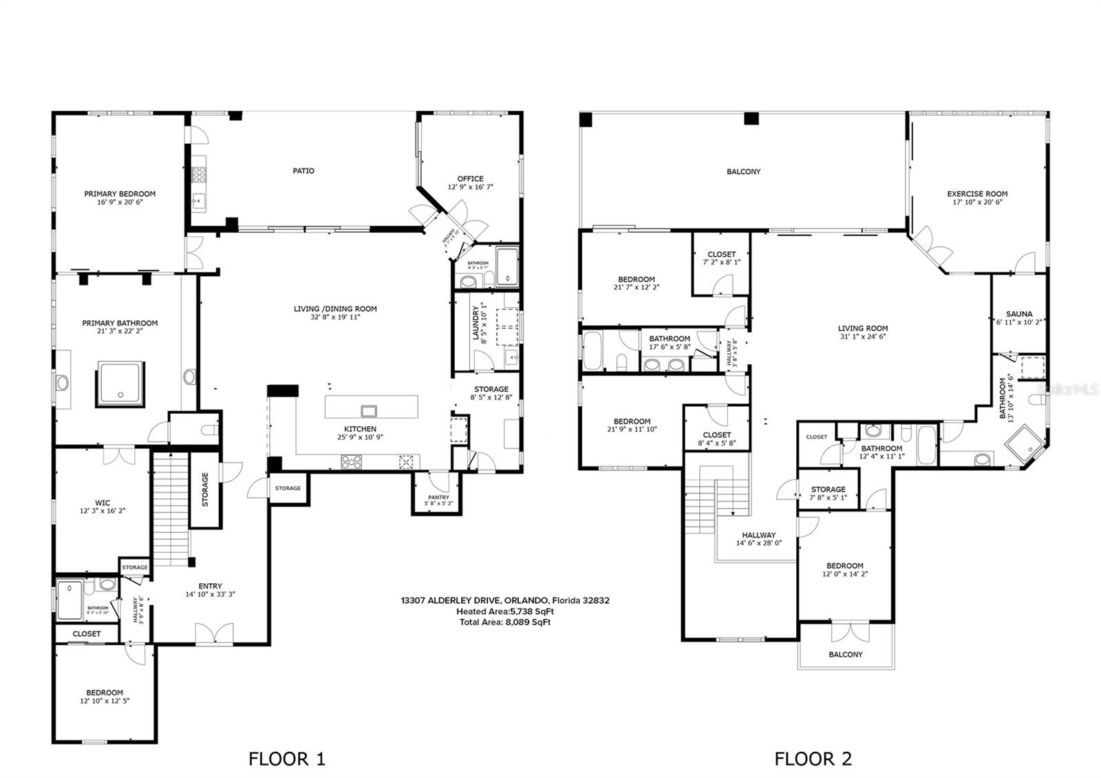 13307 ALDERLEY DR, ORLANDO, FL, 32832