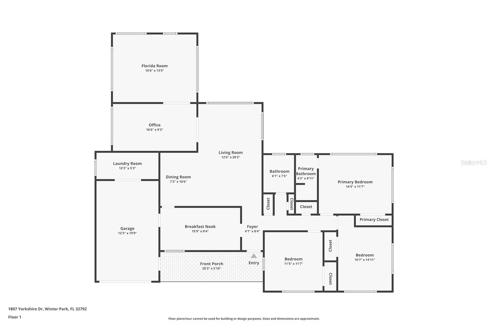 1807 YORKSHIRE DR, WINTER PARK, FL, 32792