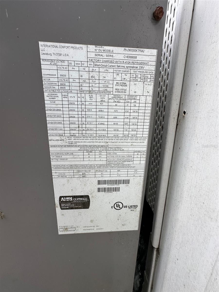 9324 CR 647B, BUSHNELL, FL, 33513
