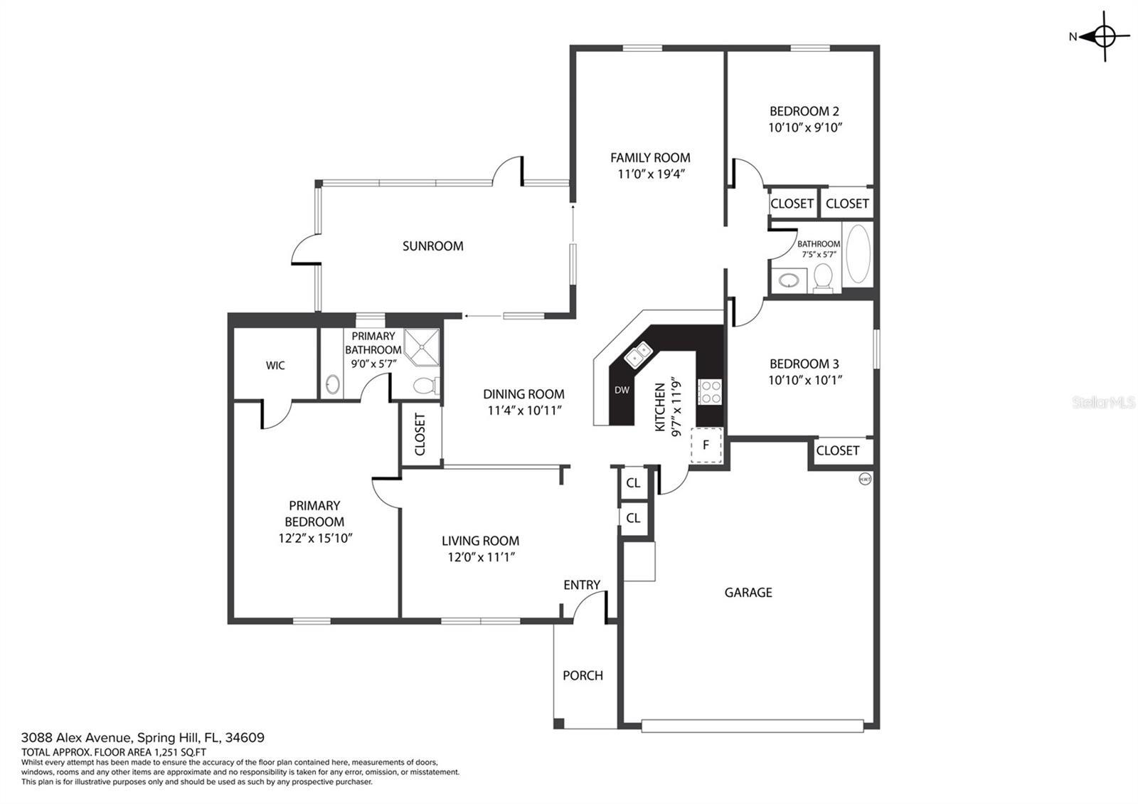 3088 ALEX AVE, SPRING HILL, FL, 34609
