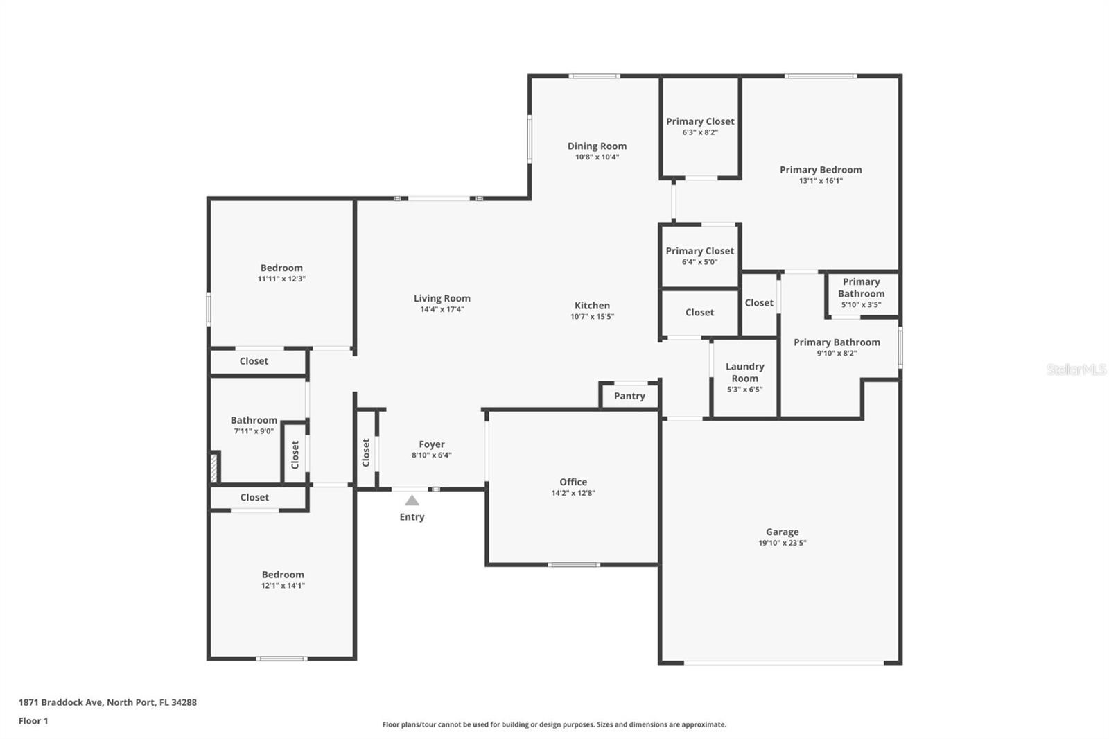 1871 BRADDOCK AVE, NORTH PORT, FL, 34288
