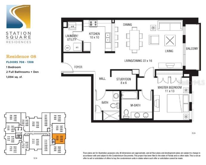 628 CLEVELAND ST #1208, CLEARWATER, FL, 33755