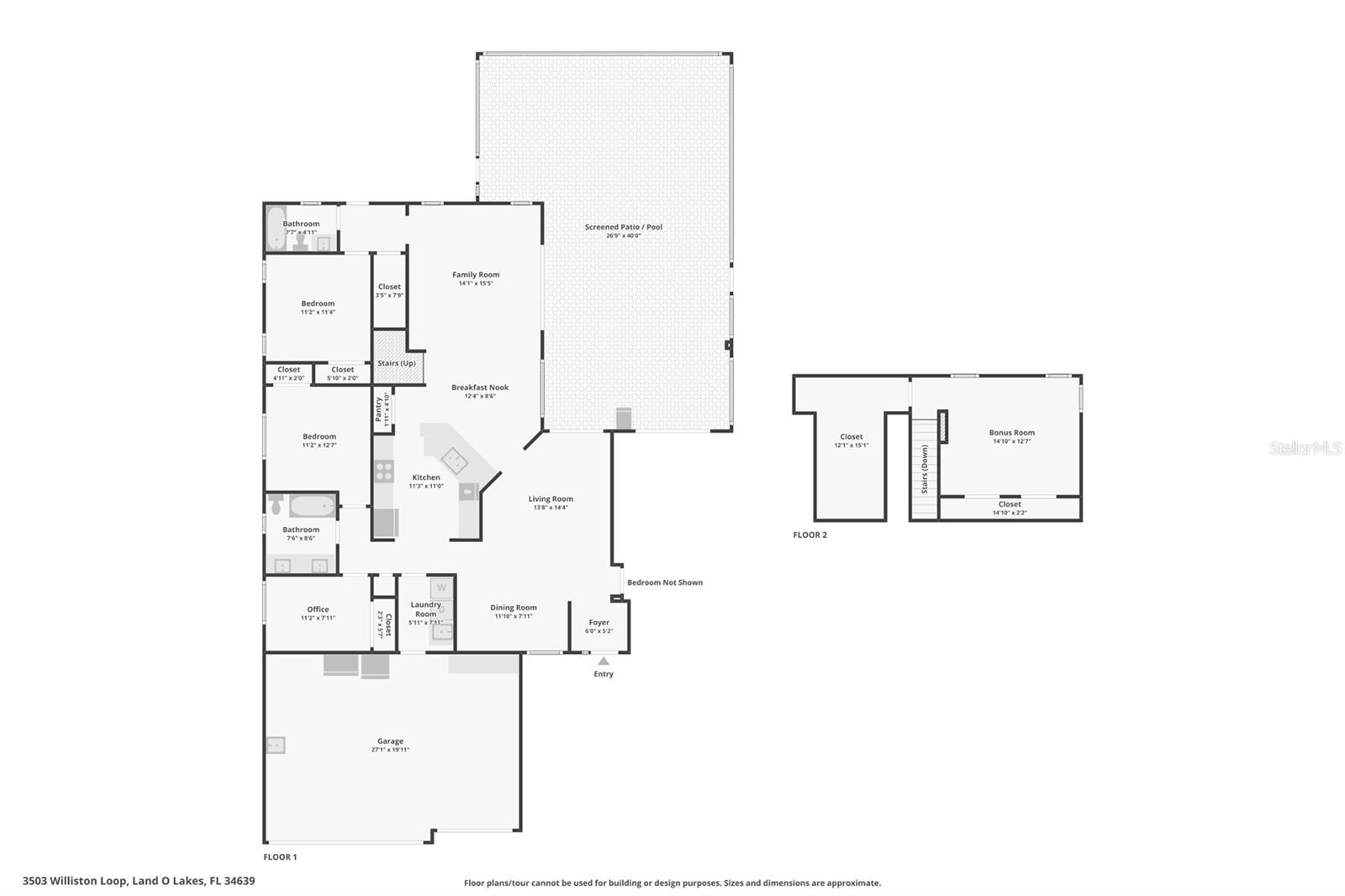 3503 WILLISTON LOOP, LAND O LAKES, FL, 34639