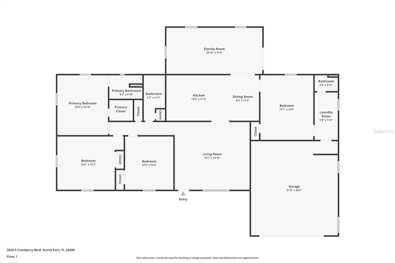 2820 S CRANBERRY BLVD, NORTH PORT, FL, 34286