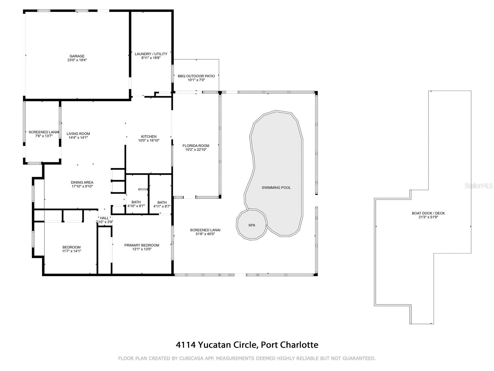 4114 YUCATAN CIR, PORT CHARLOTTE, FL, 33948