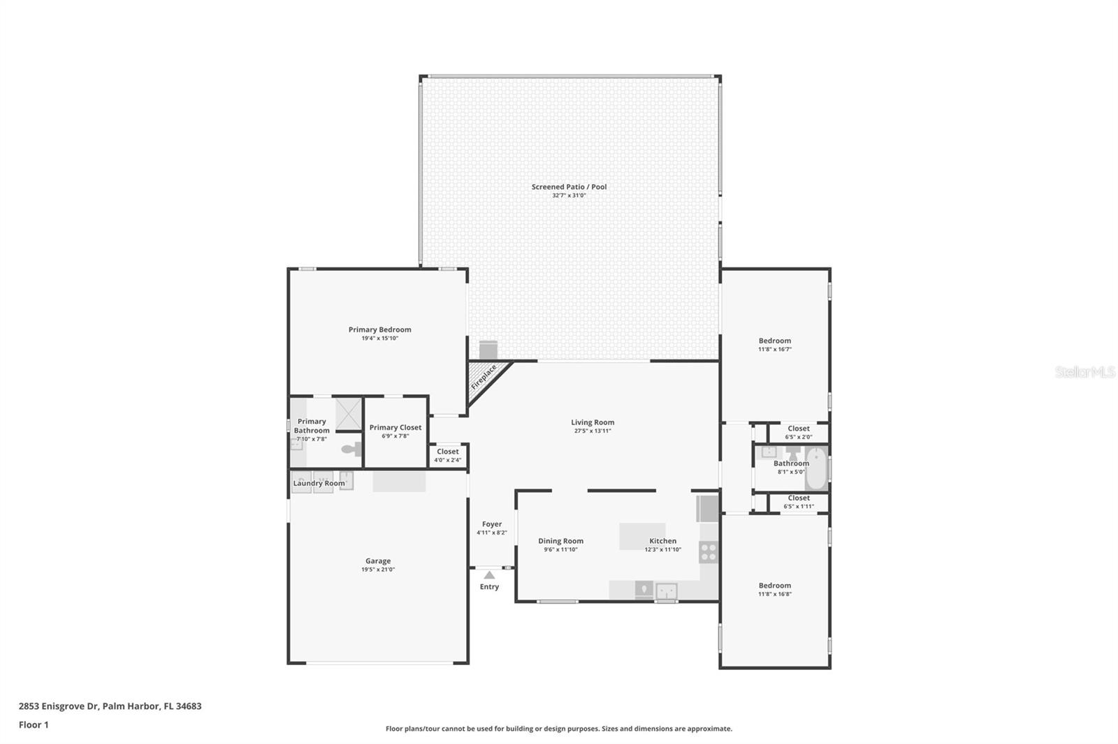 2853 ENISGROVE DR, PALM HARBOR, FL, 34683