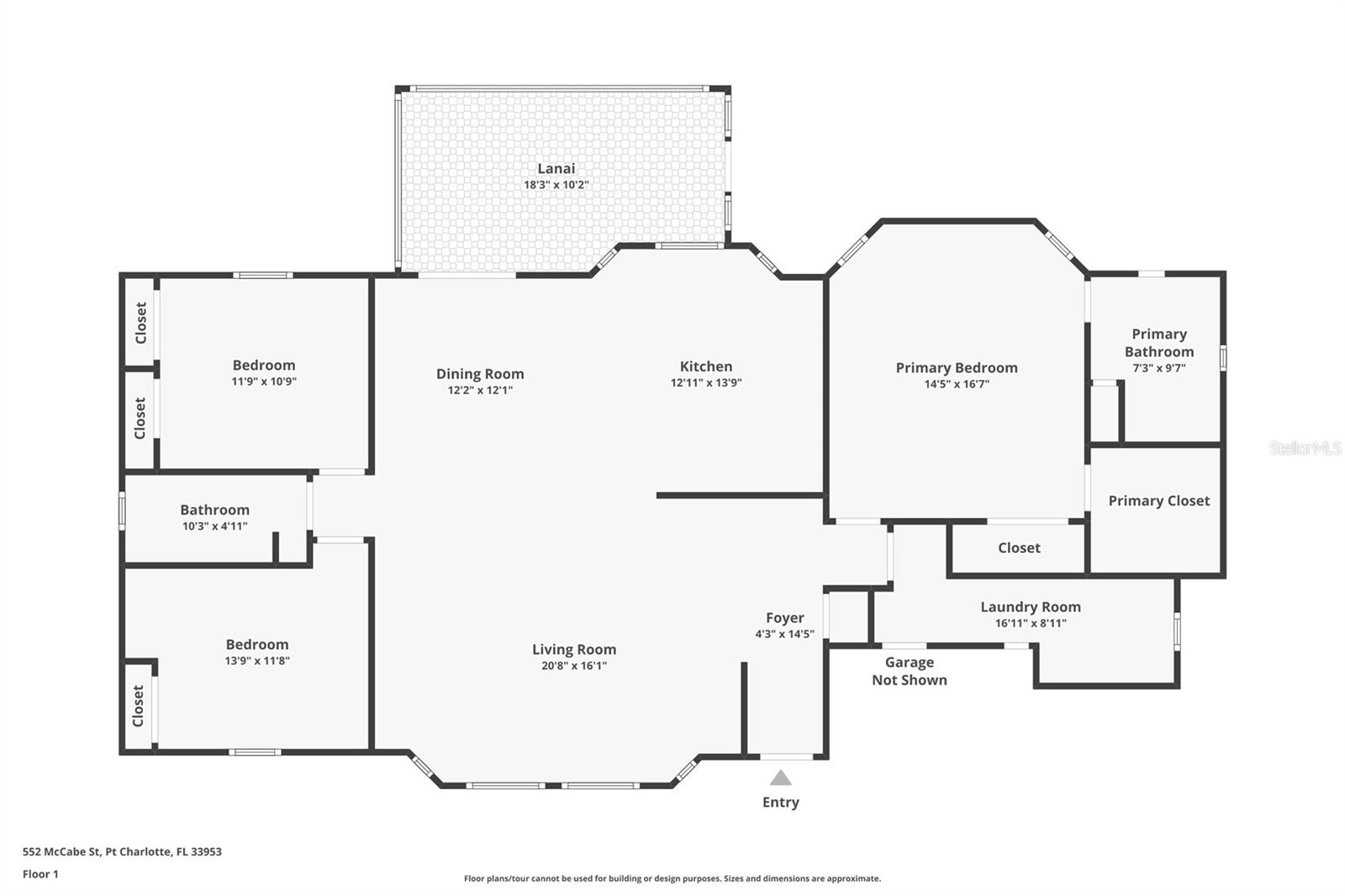 552 MCCABE ST, PORT CHARLOTTE, FL, 33953