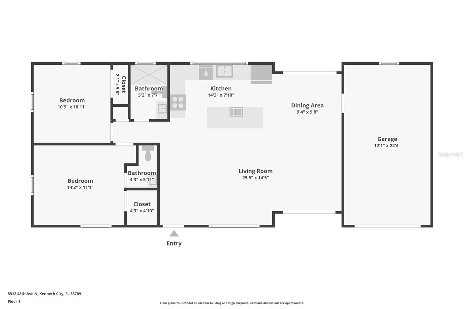 5912 48TH AVE N, KENNETH CITY, FL, 33709