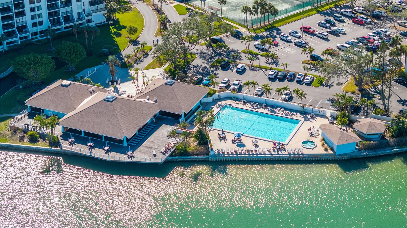 Waterfront pool heated year round