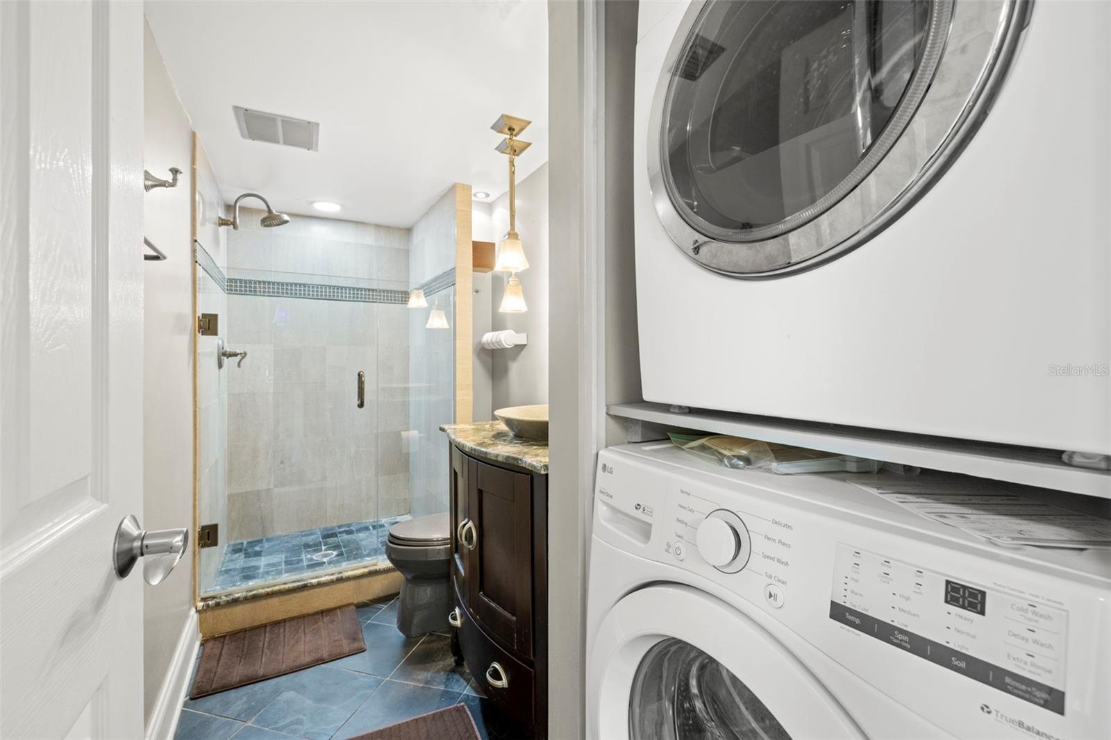 2nd Bathroom with Laundry Closet